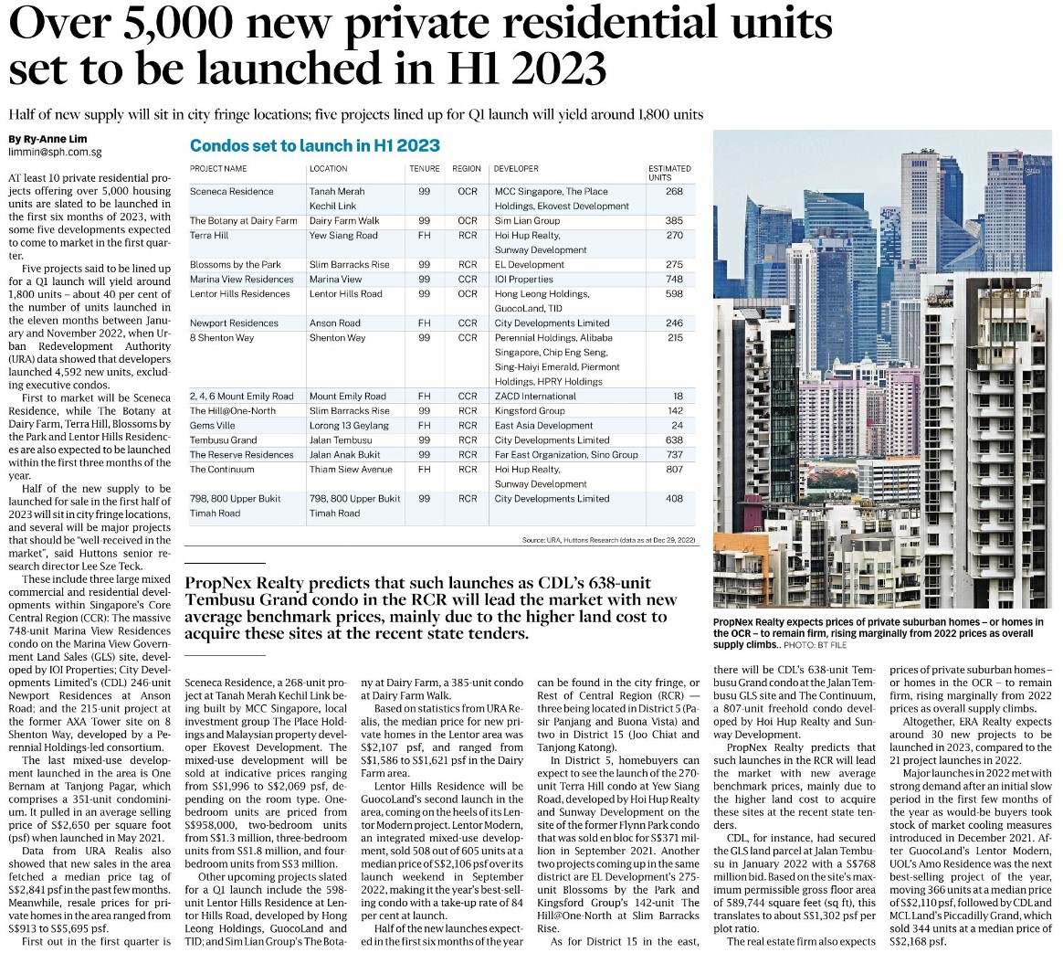 the-continuum-over-5000-new-private-residential-units-set-to-be-launched-in-h1-2023-singapore