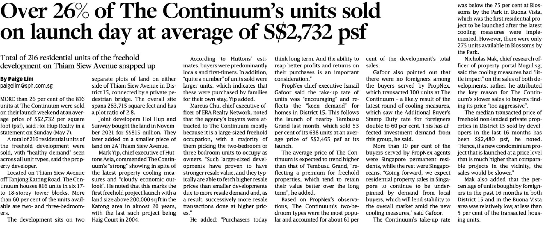 the-continuum-over-26%-of-the-continuum-unit-sold-on-launch-day-at-average-of-2732psf-singapore